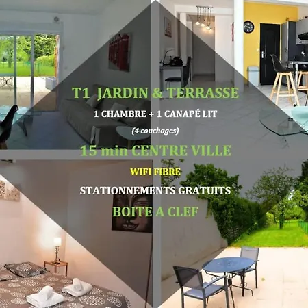 Apartment Appart' - Jardin & Terrasse - Quartier St Anne *
